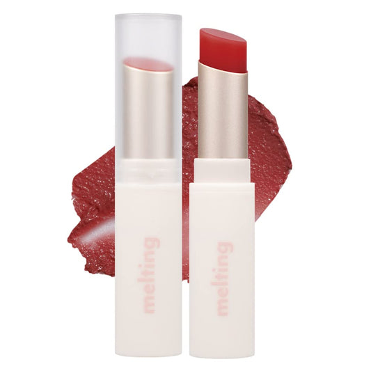 MERZY Glossy Melting Color Lip Balm | High Pigment Color, Watery Glossy Texture, Long-Lasting, Vivid Color | #03 ABOUT FIG