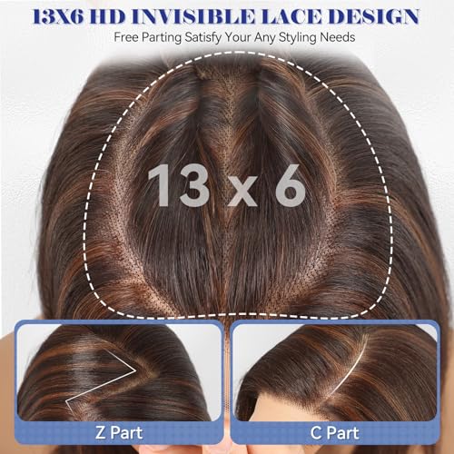 HAIRCUBE 10 Inch Brown Bob Wig - HD Synthetic Lace Front