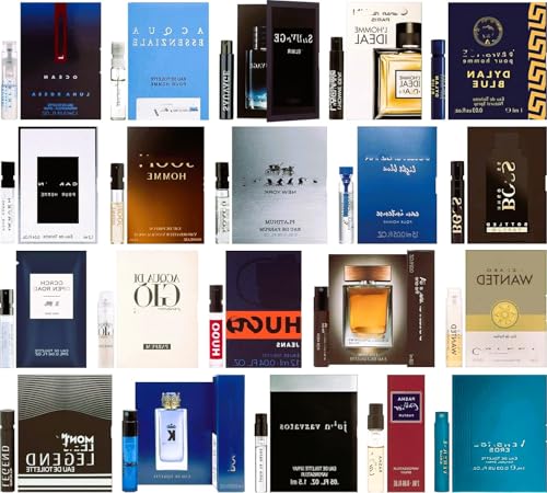 Men's Designer Cologne Sample Vials (6-Pack)