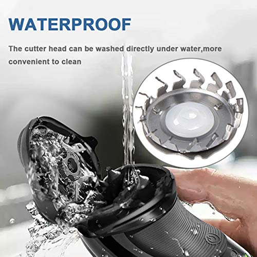 Poweka HQ56 Replacement Shaver Heads for HQ3 HQ4 HQ55 HQ56 HQ6,Razor Shaving Heads Blade Compatible with Philipss Norelcos HQ300 HQ442 HQ916 HS190 HQ6990 Electric Shavers