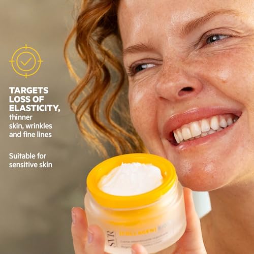SVR COLLAGEN Biotic Firming Face & Neck Cream with Hyaluronic Acid, Collagen Peptides & Vitamin C. Day & Night Moisturizer That Targets Fine Lines and Wrinkles. For All Skin Types, 1.7 fl.oz.