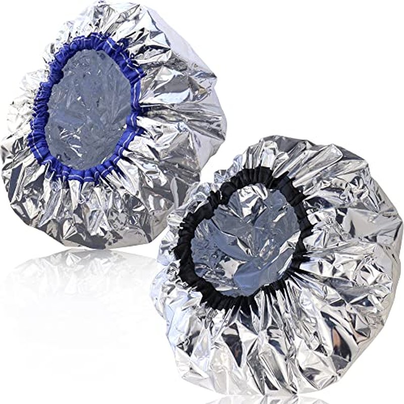 Aluminum Foil Conditioning Caps for Hair Treatment – 2 Pack
