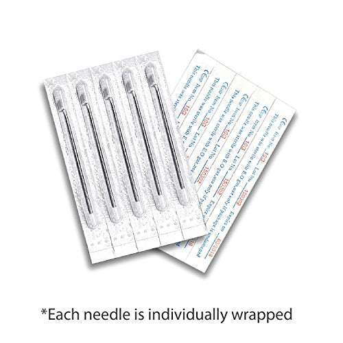 18G Sterile Disposable Piercing Needles - 10 Pack for Body Jewelry Piercing
