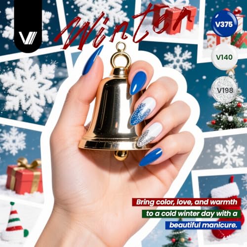 VANREESA 60 Pcs Gel Nail Polish Set - 55 Colors, Base & 4 Top Coats