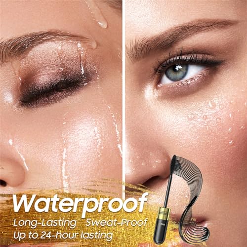 2-in-1 Waterproof Tubing Mascara - Volumizing & Lengthening