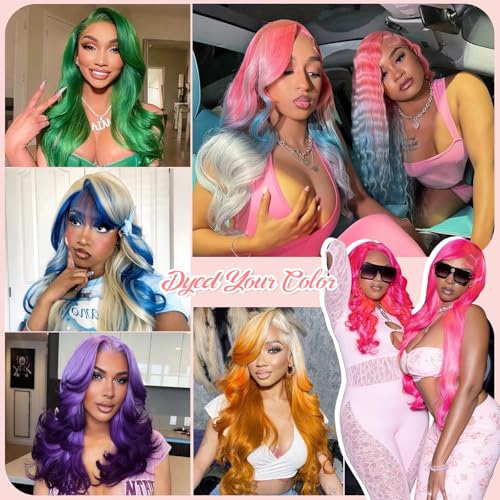 613 Blonde Body Wave Lace Front Wig - Human Hair 22 Inch