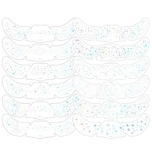 Gold Face Freckle Stickers 12 Sheets Waterproof