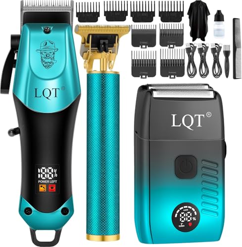 LQT Professional Hair Clipper & Beard Trimmer Kit with Ceramic T-Blade