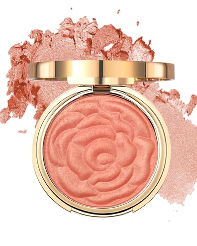 Peach Pink Blush Palette - Silky Shimmer Glow for Cheeks