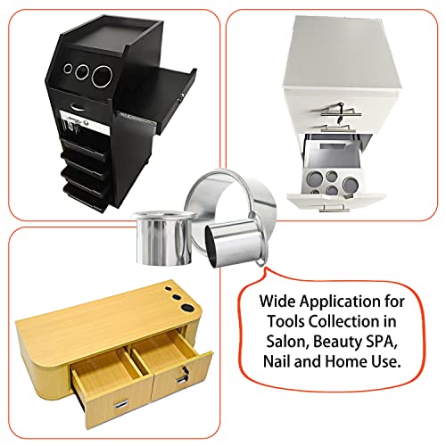 Stainless Steel Hair Dryer & Curling Iron Holder Set