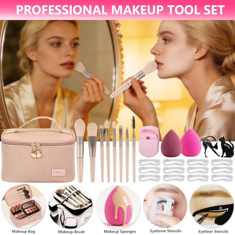 All-in-One Makeup Kit for Women & Teens - Complete Cosmetic Set