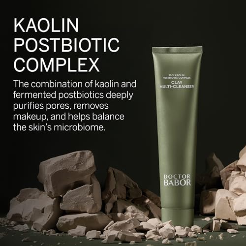 BABOR DOCTOR Microbiomic Clay Multi Cleanser (70 ml) - Vegan Facial Cleanser with Natural Ingredients for A Balanced, Radiant Complexion