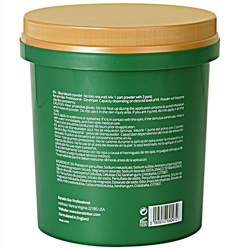 Professional Hair Bleach Powder - 9 Shades Lift - 16.9oz