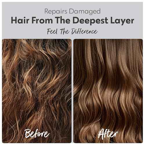 FOUR REASONS Bio-Molecule Bond Repair Shampoo for Color Treated Hair ? Moisturizing, Strengthening & Anti Frizz Shampoo for Damaged Hair ? Sulfate Free, Vegan & Cruelty Free, 10.1 Fl Oz