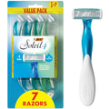 BIC Soleil 4 Disposable Women's Razors, 7-Pack, 4-Blade, Flexible Shave
