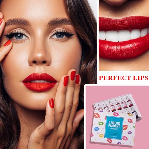 12 Colors DIY Lip Gloss Pigment Set – Natural Liquid Dyes