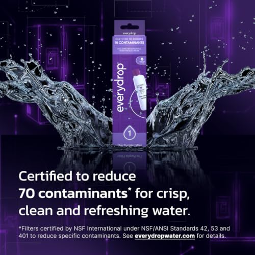 EveryDrop EDR1RXD1 Refrigerator Water Filter - Reduces Microplastics