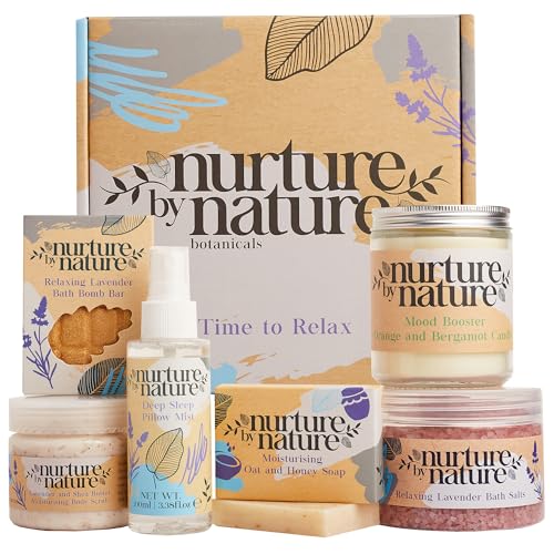 Nurture by Nature 6-Piece Spa Gift Basket for Women