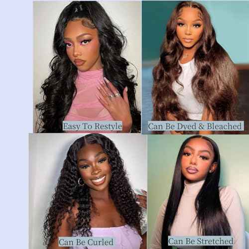 12A human Hair Bundles With Closure(20 22 24 26 + 18) Body Wave Bundles Human Hair With 4x4 Lace Closure Human Hair Brazilian Virgin Hair Weave Bundle With Closure Free Part