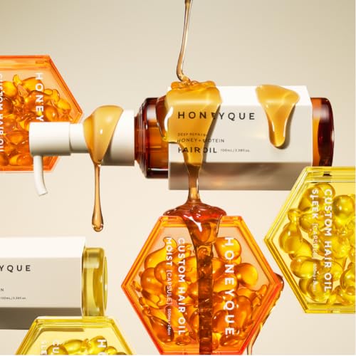 HONEYQUE Deep Repair Honey Hair Oil 100ml | Manuka Honey & Keratin
