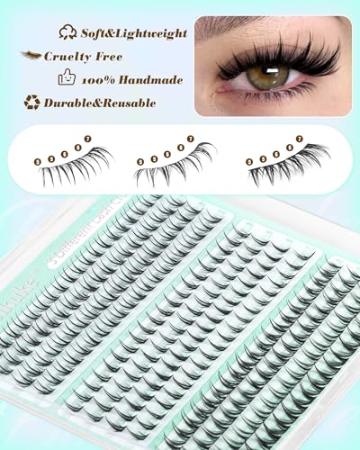 Bottom Lash Clusters 240pcs - Wispy DIY Eyelash Extensions