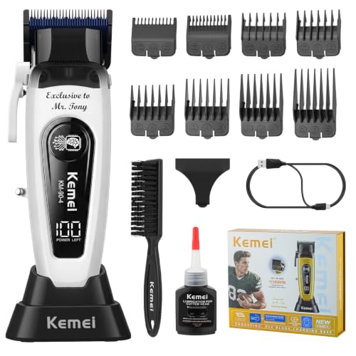 KEMEI 90-4 Professional Hair Clippers for Men - Cordless, 11500 RPM