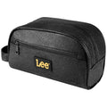 Lee Toiletry Bag for Men, PU Leather Travel Dopp Kit, Water-Resistant Men's Shaving Kit Bathroom Organizer, Gifts for Men