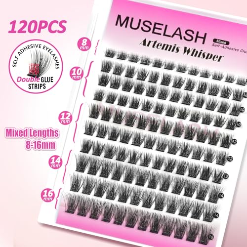 Self-Adhesive Eyelash Clusters Kit with Tweezers - MUSELASH