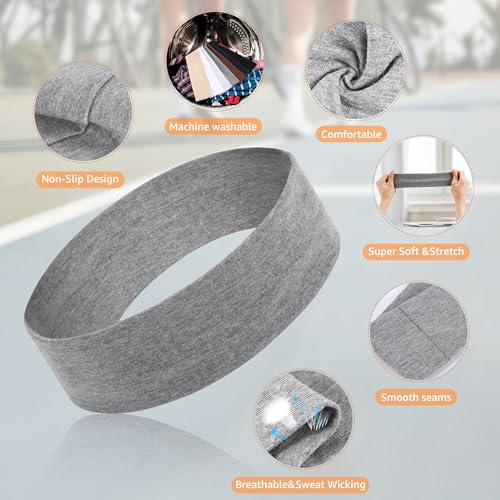 DiyJibb Stretchy Headbands for Women, 7-Pack Non-Slip Sports Yoga