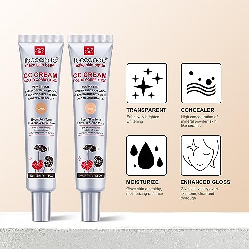 Color Correcting CC Cream with SPF 25 - Full Coverage Foundation