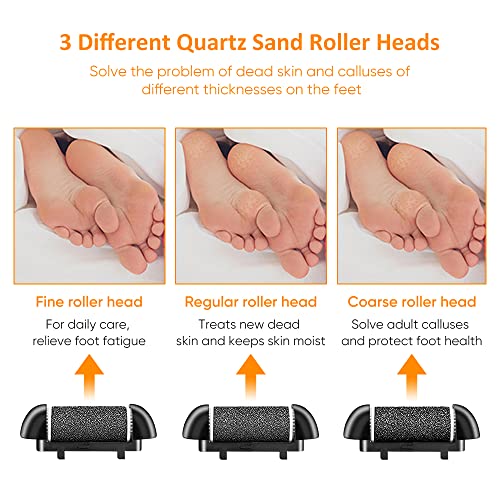 Rechargeable Electric Callus Remover & 10-Piece Pedicure Set