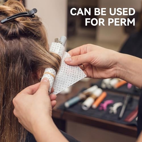 300 Pcs Disposable End Papers for Hair Perms - High Temp Resistance