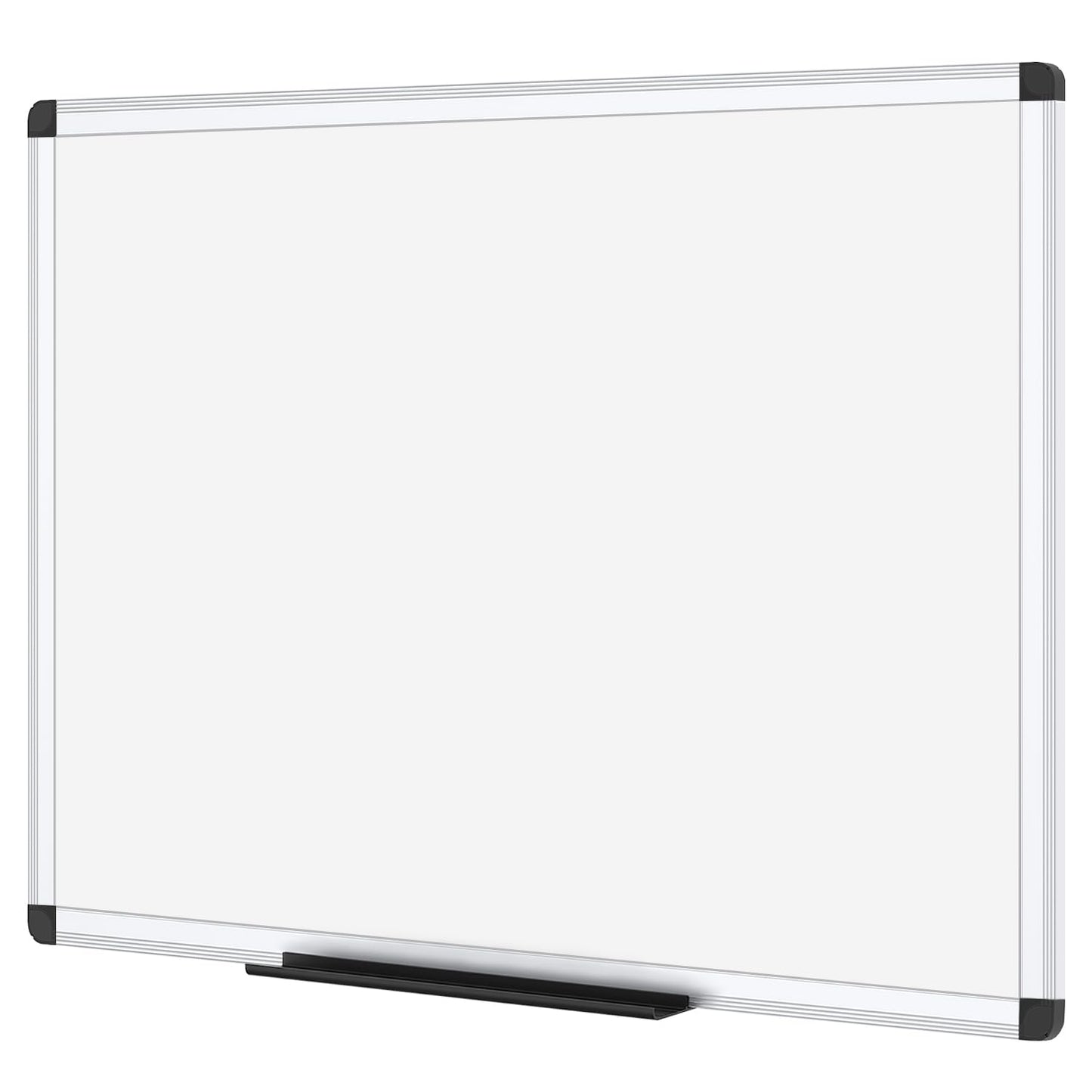 VIZ-PRO Magnetic Dry Erase Board, 24 X 18 Inches, Silver Aluminium Frame