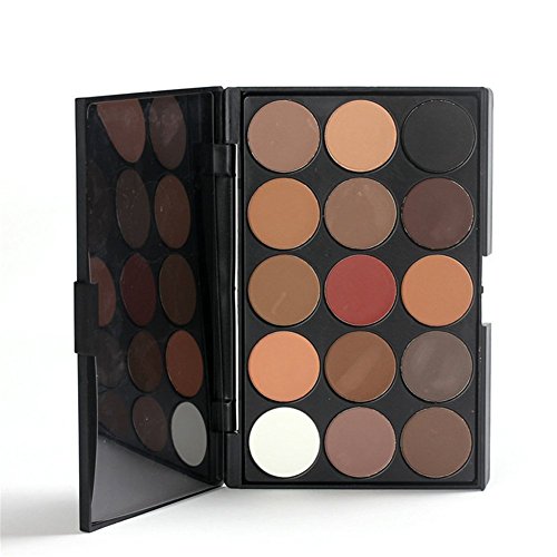 Pure Vie 15-Color Eyeshadow Palette - Matte & Shimmer