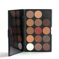 Pure Vie 15-Color Eyeshadow Palette - Matte & Shimmer