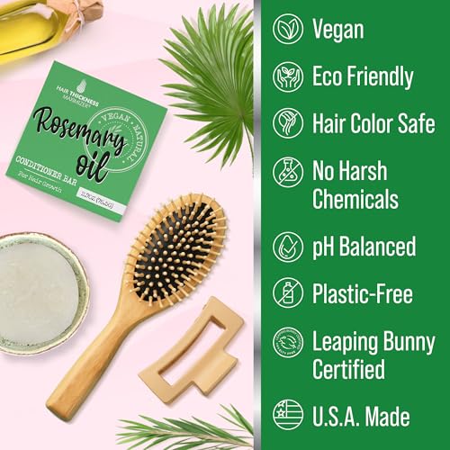 Rosemary Oil Conditioner Bar for Hair Growth & Strength