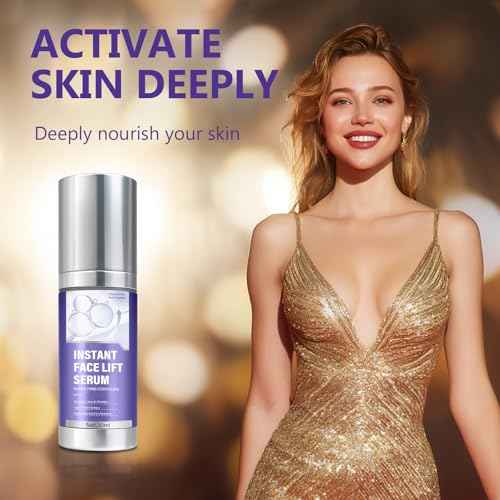 Instant Face Lift Cream ? Instant Face Tightener with Peptides & Botanical Extracts, Rapid Smooths Wrinkles & Eye Bags, Tightens Sagging Skin and Makes the Skin Firm & Elastic, 30ML