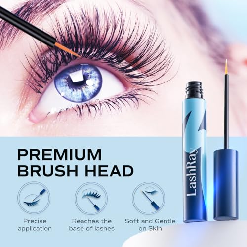 LashRay Eyelash Growth Serum - Natural Peptide Formula