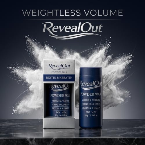 Hair Powder Wax for Men - Instant Volume & Matte Finish