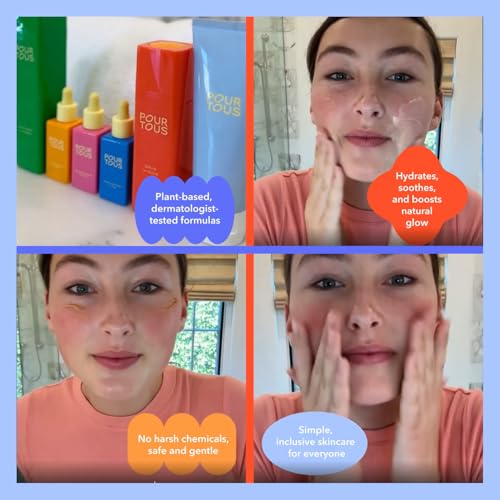 Facial Moisturizer (1.7 floz) | Nourishing Face Lotion w/MCT Oil & Cucumber | Safe Plant-Based Skincare For Tweens Teen & Young Adult Skin