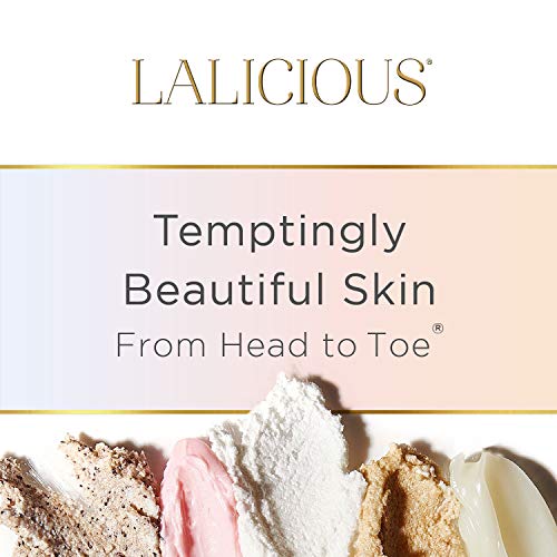 LALICIOUS Sugar Reef Moisturizing Body Scrub - Cane Sugar Body Scrub with Coconut Oil & Honey, No Parabens (16oz)