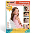 Printable Temporary Tattoo Paper for INKJET Printer, 30-Sets Custom Tattoo Printer Sticker 8.5X11", DIY Personal Clear Transfer Paper for Kids, Family, Christmas, Birthdays, Parties, Festivals
