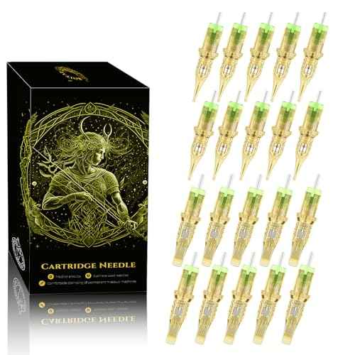 1003RL Tattoo Needles 20 PCS Tattoo Cartridge Needles with Membrane Standard Pro Disposable Tattoo Needles, Round Liner Shader Magnum Tattoo Supplies for Tattoo Pen(1003RL)
