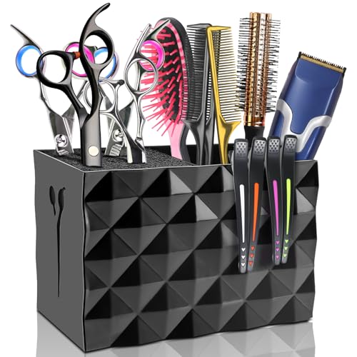 NICEMOVIC Barber Scissors Holder Storage Box for Salon
