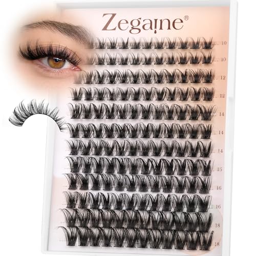 Wispy Lash Clusters 10-18MM D-Curl Eyelash Extensions 144Pcs