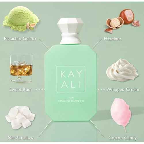 Huda Beauty Kayali Yum Pistachio Gelato | 33 Eau De Parfum Intense Full Size (1.7 fl oz / 50 ml)