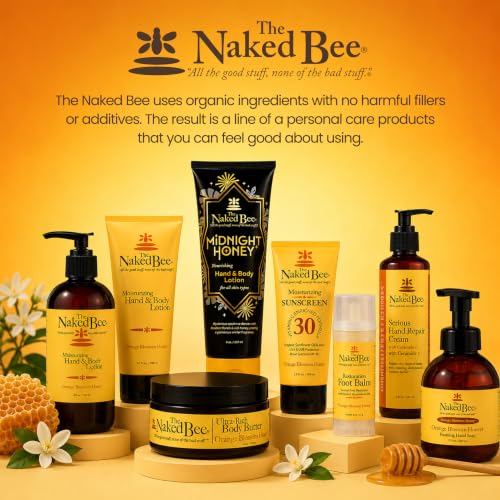 The Naked Bee Orange Blossom Honey Heel Restoration Foot Balm - 2 oz