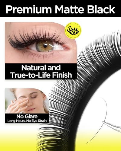 BEYELIAN 0.05 C Curl 12mm Matte Lash Extensions Volume