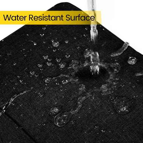 Travel Toiletry Bag, Small Cosmetic Bag, Hanging Water-Resistant Organizer for Men & Women, Ideal for Makeup, Shaving Kit, Gym Essentials & Travel Accessories (Black)