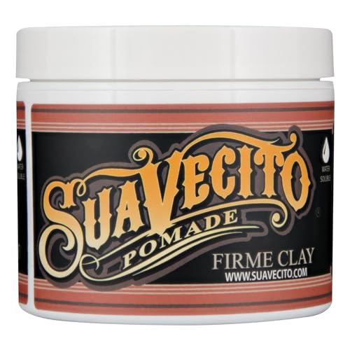 Suavecito Pomade Firme Clay - Strong Hold Matte Finish, 5 oz
